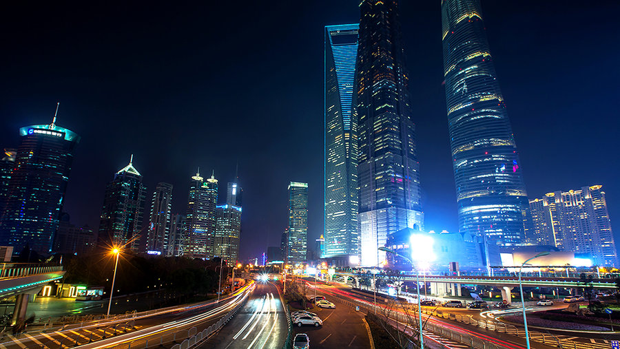 【中國的“曼哈頓” (上海陸家嘴夜景)攝影圖片】風光攝影_太平洋電腦網攝影部落